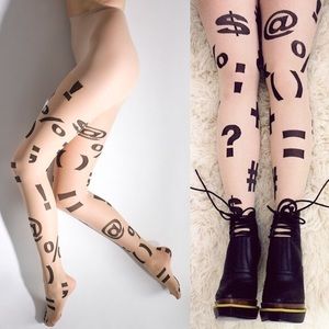 🖤American Apparel Sheer Punctuation Tights🖤